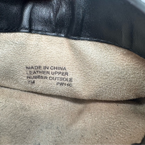 Michael Kors Billy Black Leather Fringe Studded Ankle Boots Size 7 M - Picture 13 of 15